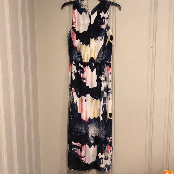 Kate Spade Saturday Split Decision midi silk dress - Picture 2 of 11